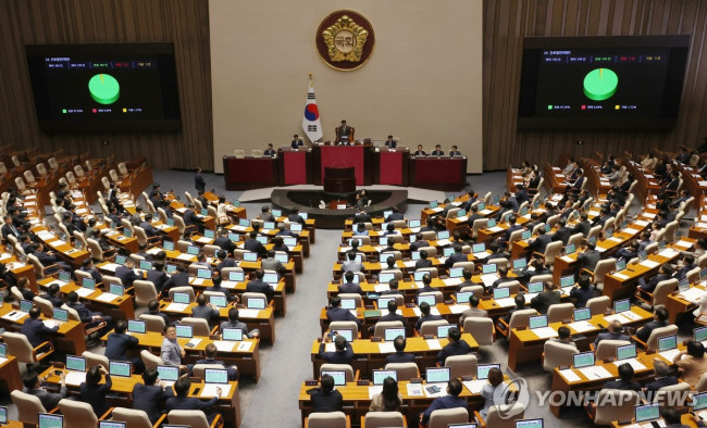 간호법 국회 본회의 통과
