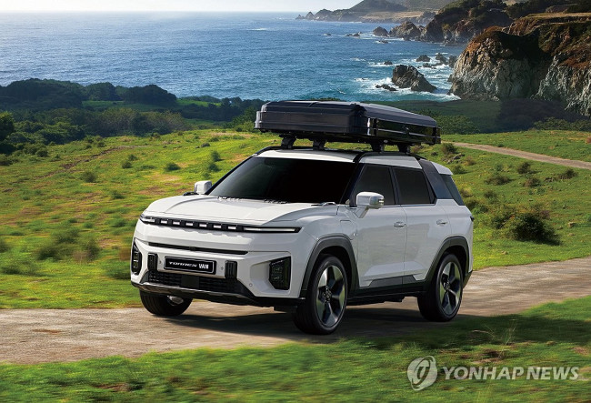 KG 모빌리티, 국내 전기 SUV 최초 '토레스 EVX 밴' 출시