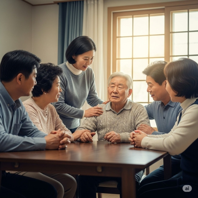 치매 환자와 가족