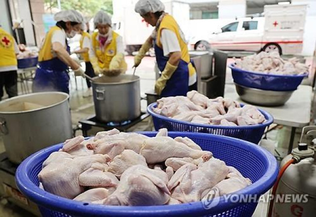 삼계탕 조리 사진