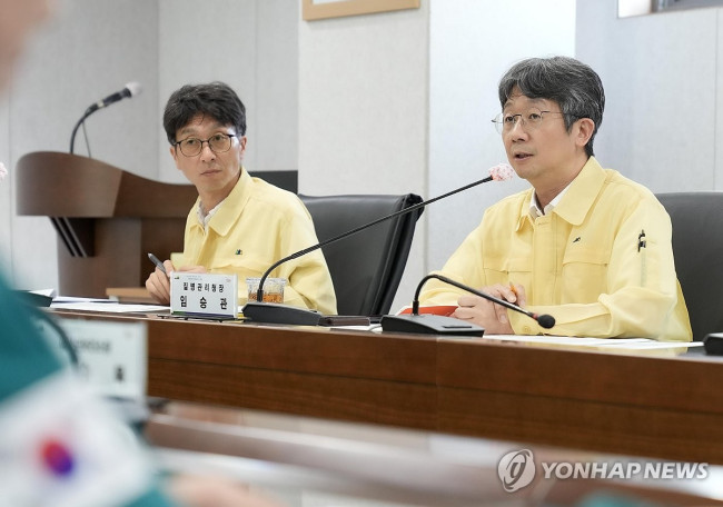 임승관 질병관리청장, 예산보건소 방문