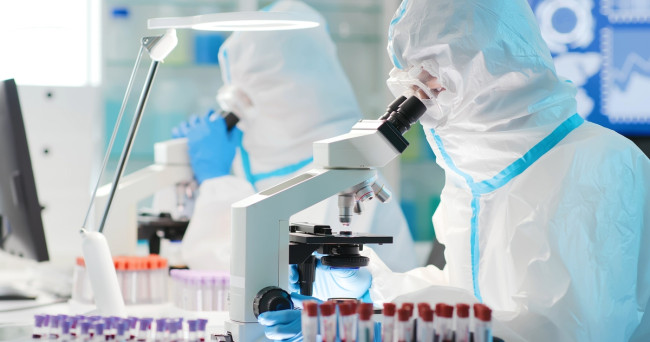 백신 개발 연구실 모습